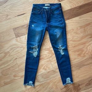 Madewell 9-Inch High Waist Skinny Jeans Size 27